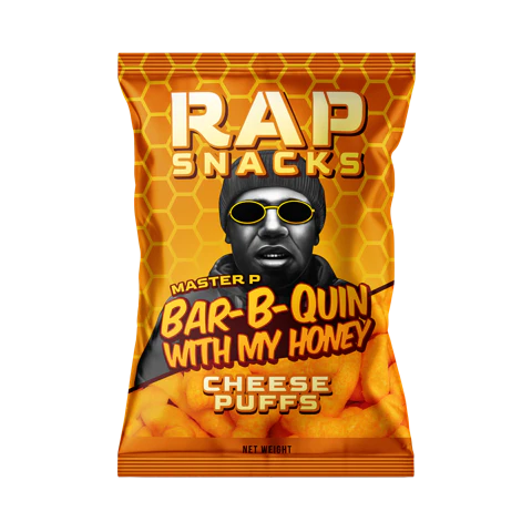 Rap Snacks Master P Bar-B-Quin With My Honey Cheese Puffs (2oz)