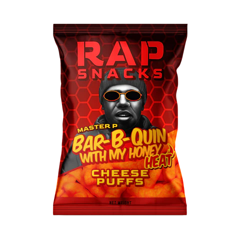 Rap Snacks Master P Bar-B-Quin With My Honey Heat Cheese Puffs (2oz)