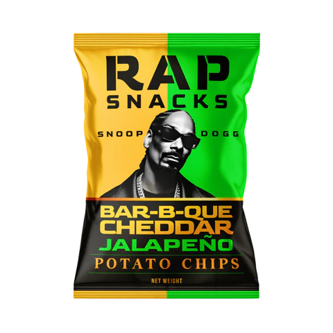 Rap Snacks Snoop Dogg Bar-B-Que Cheddar Jalapeño Chips (2oz)